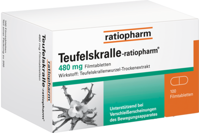 TEUFELSKRALLE-RATIOPHARM Filmtabletten